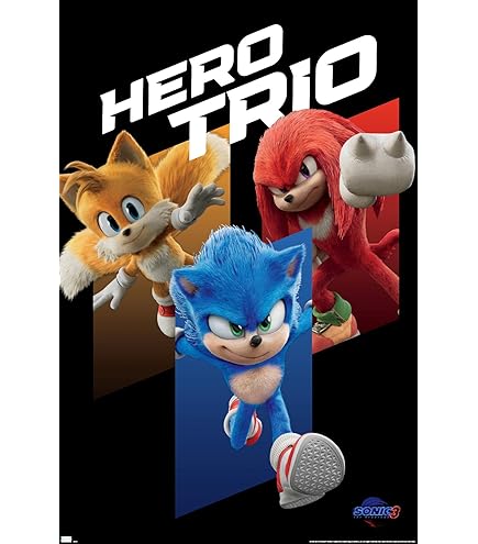 Amazon.co.jp: ソニック・ザ・ヘッジホッグ - ゲームポスター